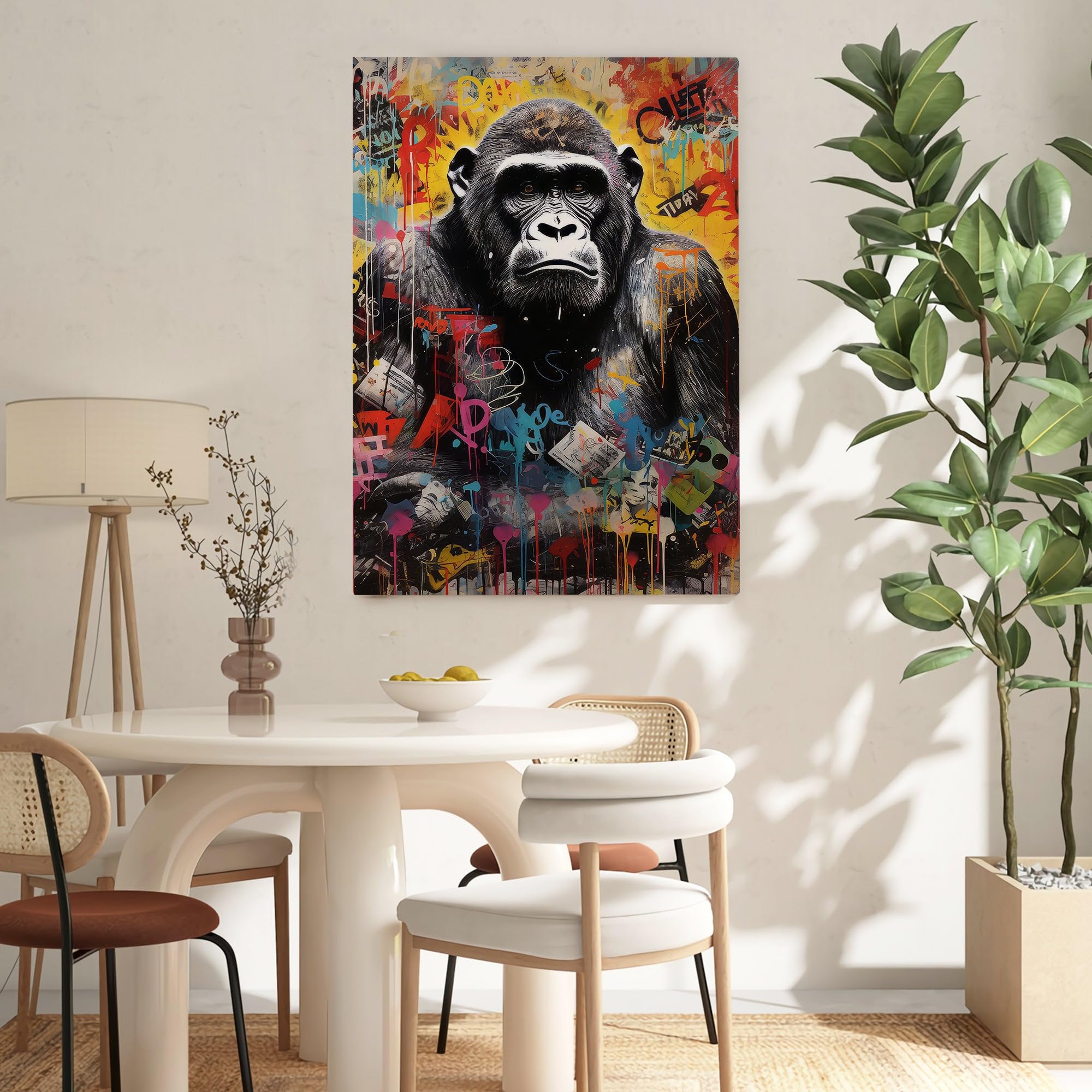 Hustling Sharks Wandbilder Gorilla Money Wandbild 30x45 cm