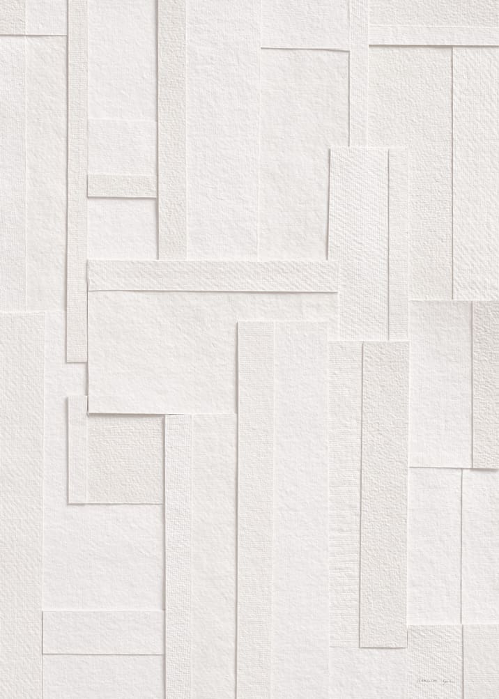 The Poster Club Deconstructed No. 45 Kunstdruck 30x40 cm weiß
