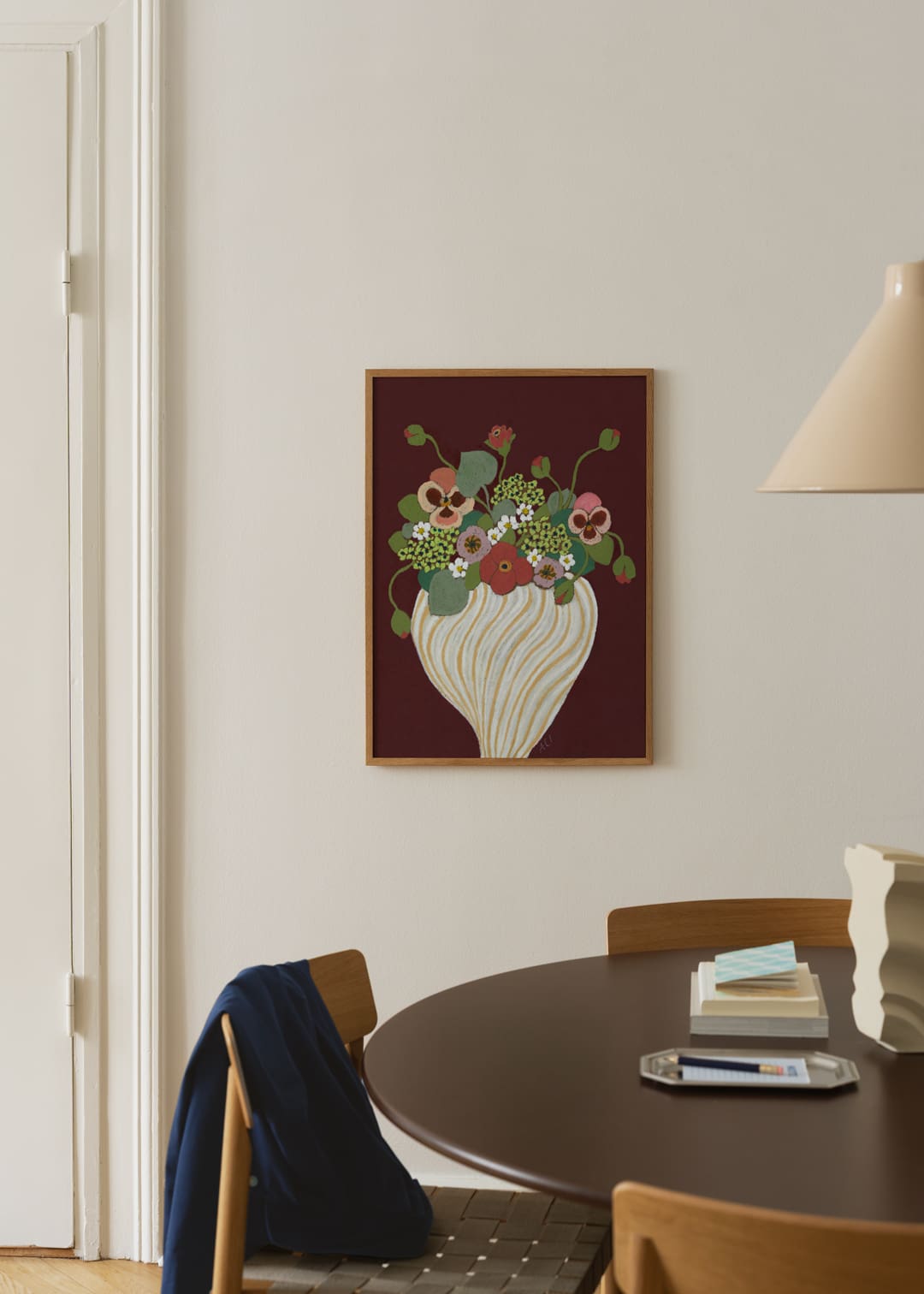 The Poster Club Art Prints Maroon Poster 30x40 cm botanisch