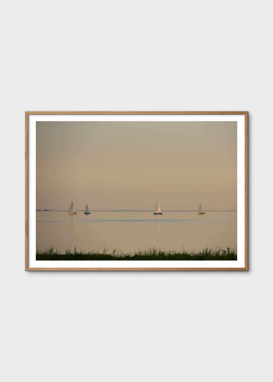 The Poster Club Art Prints Lolland Poster 30x40 cm grau
