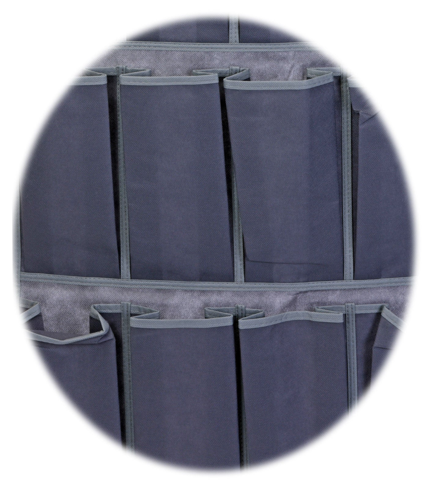 LS-LebenStil Hänge-Organizer XL grau 16 Fächer 45x110 cm faltbar