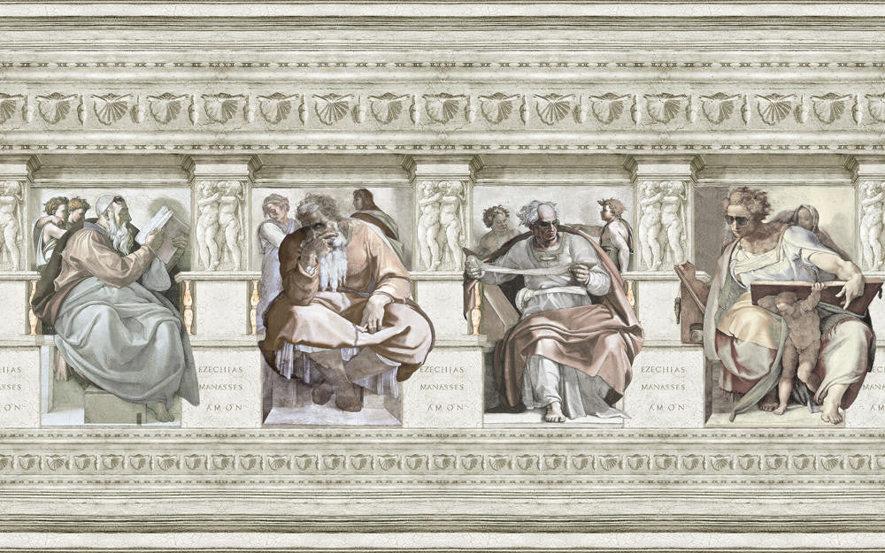 Mineheart Fresco Fototapete Renaissance Vintage Muster
