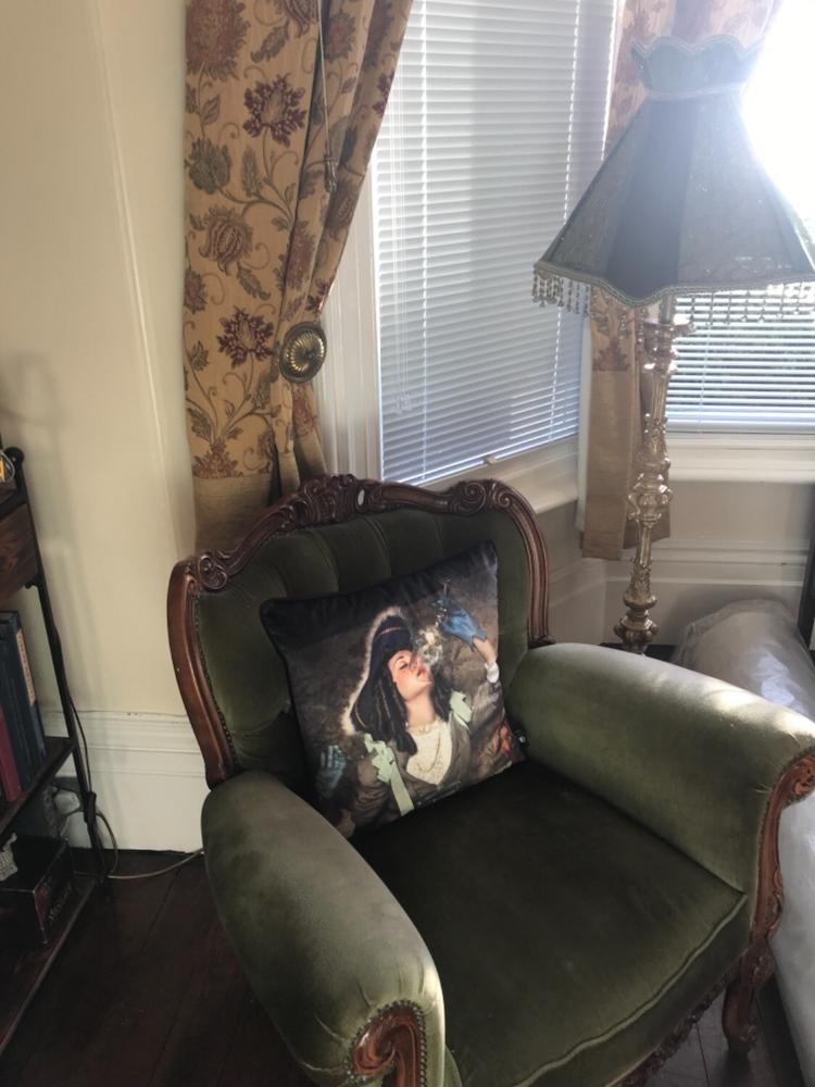 Mineheart Air is Not Enough Kissen 46x46 Faux Linen