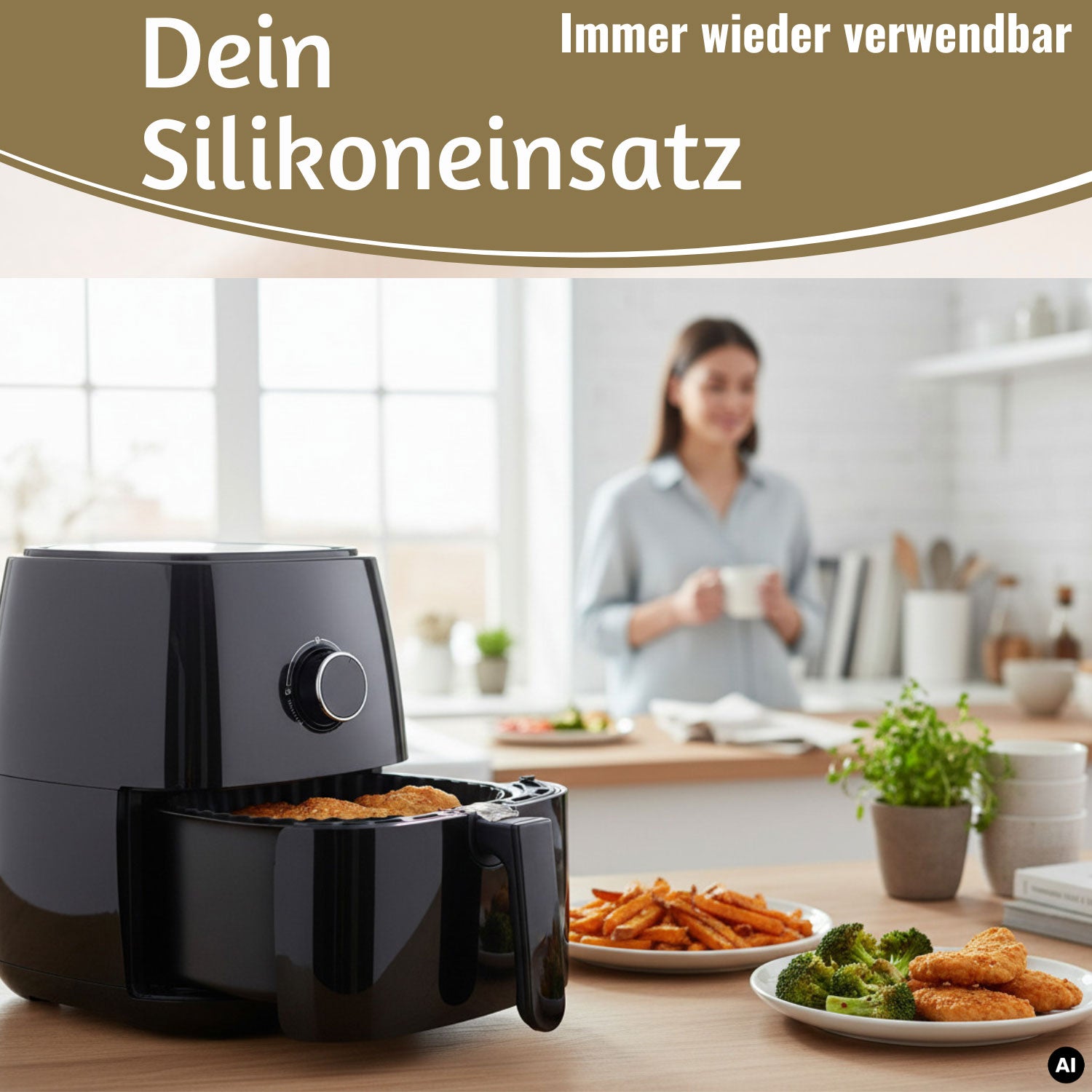 LS-LebenStil Küche & Haushalt Silikonform Rund 20cm 2er Set