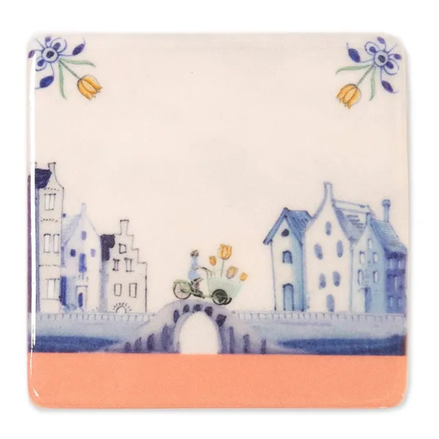 Storytiles Minis Tulpen unterweg Wandfliese Mini Blumen