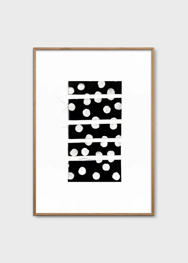 The Poster Club Art Prints Circles No. 18 Poster 30x40 schwarz-weiß