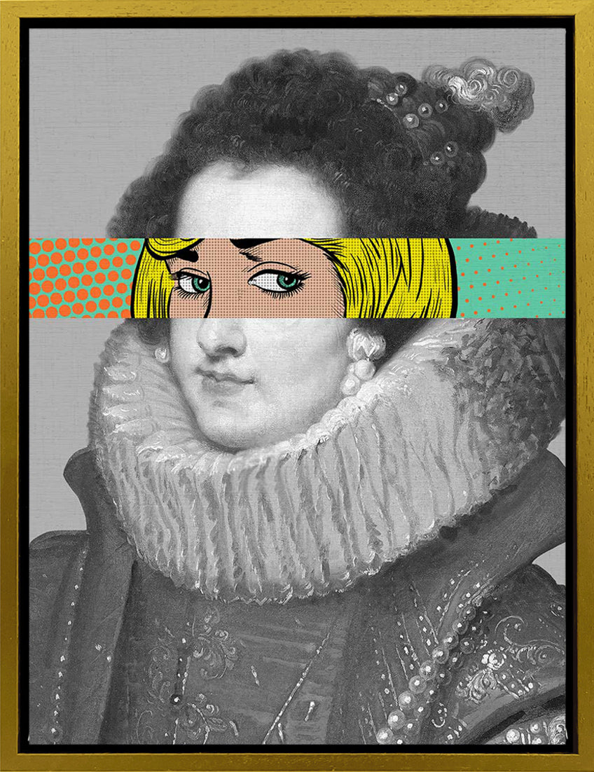 Mineheart Pop Portrait Gentildonna Poster 21x30cm