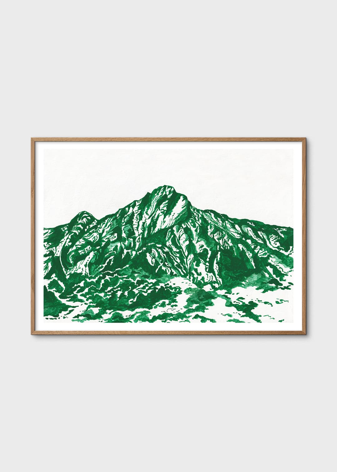 The Poster Club Mount Jade Poster 30x40 cm Jadegrün