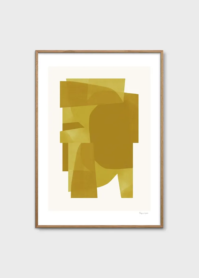The Poster Club Art Prints Yellow Poster 30x40 cm gelb