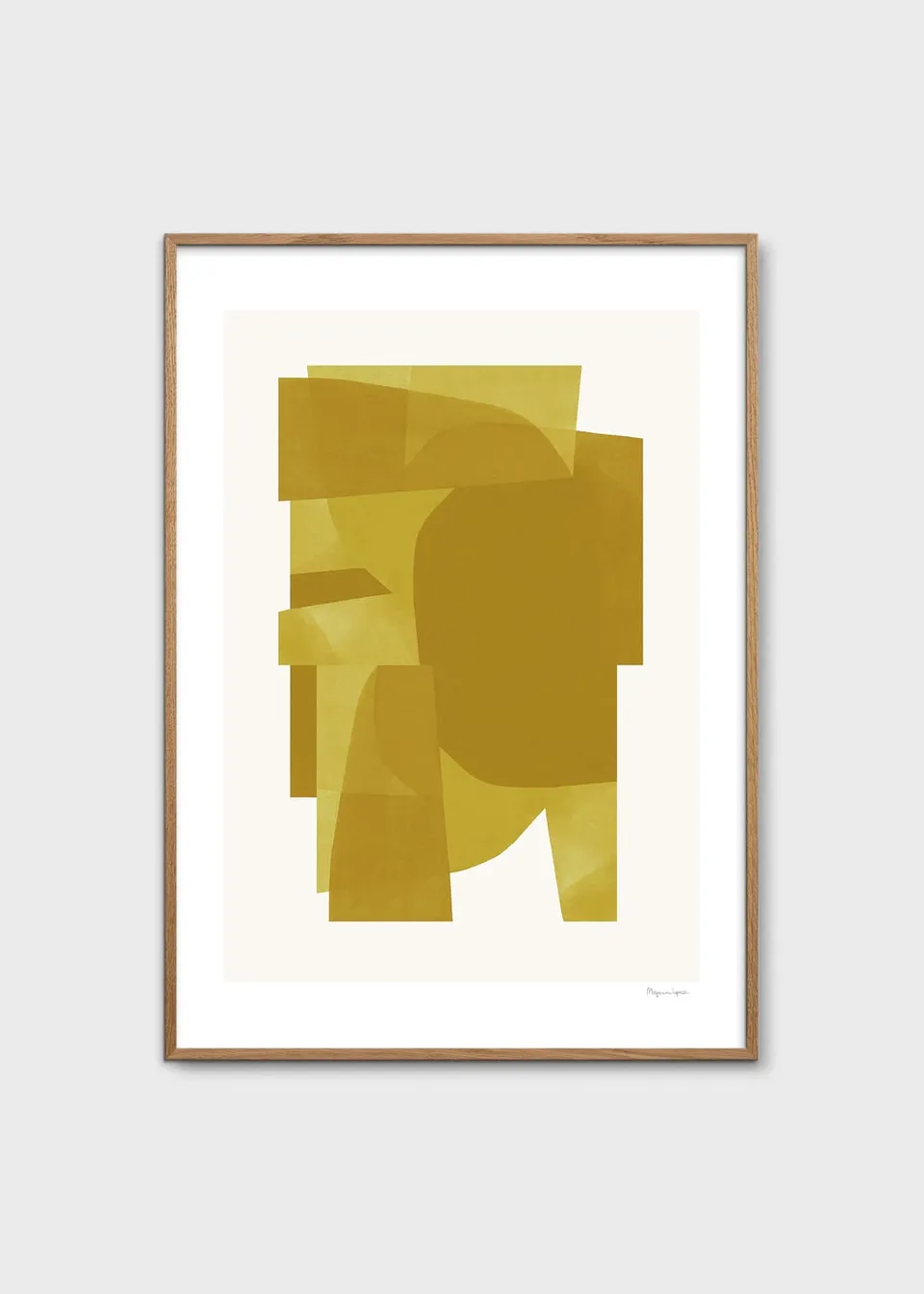 The Poster Club Art Prints Yellow Poster 30x40 cm gelb