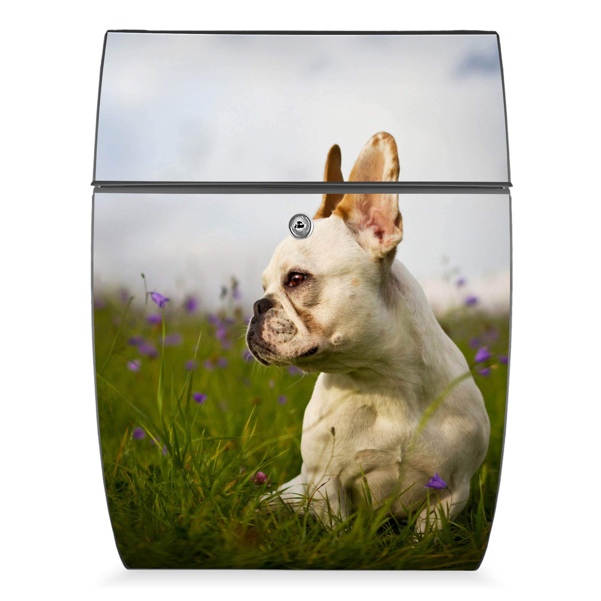 Banjado Riviera Briefkasten Anthrazit Bulldogge A4