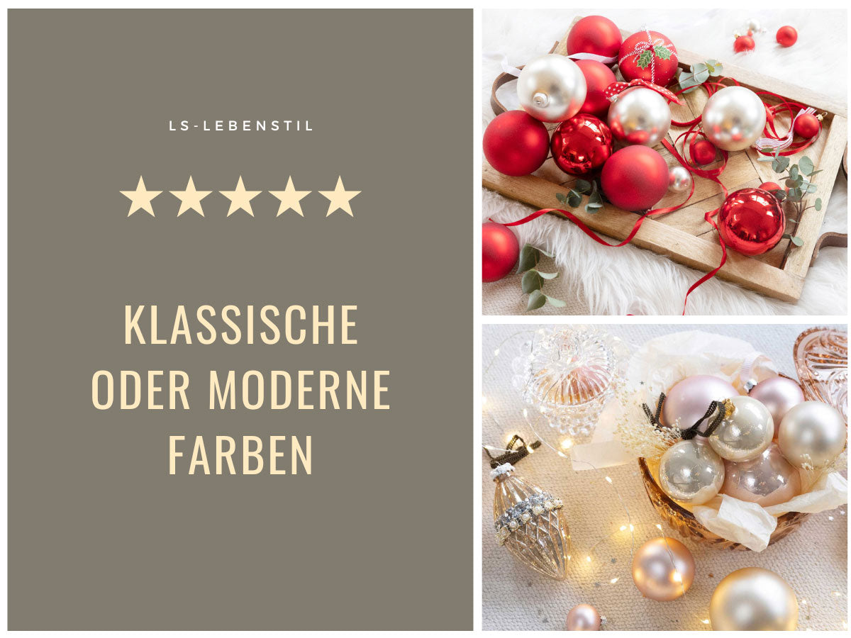LS-LebenStil Weihnachtskugeln Glas Braun Espresso 6cm 18-20er
