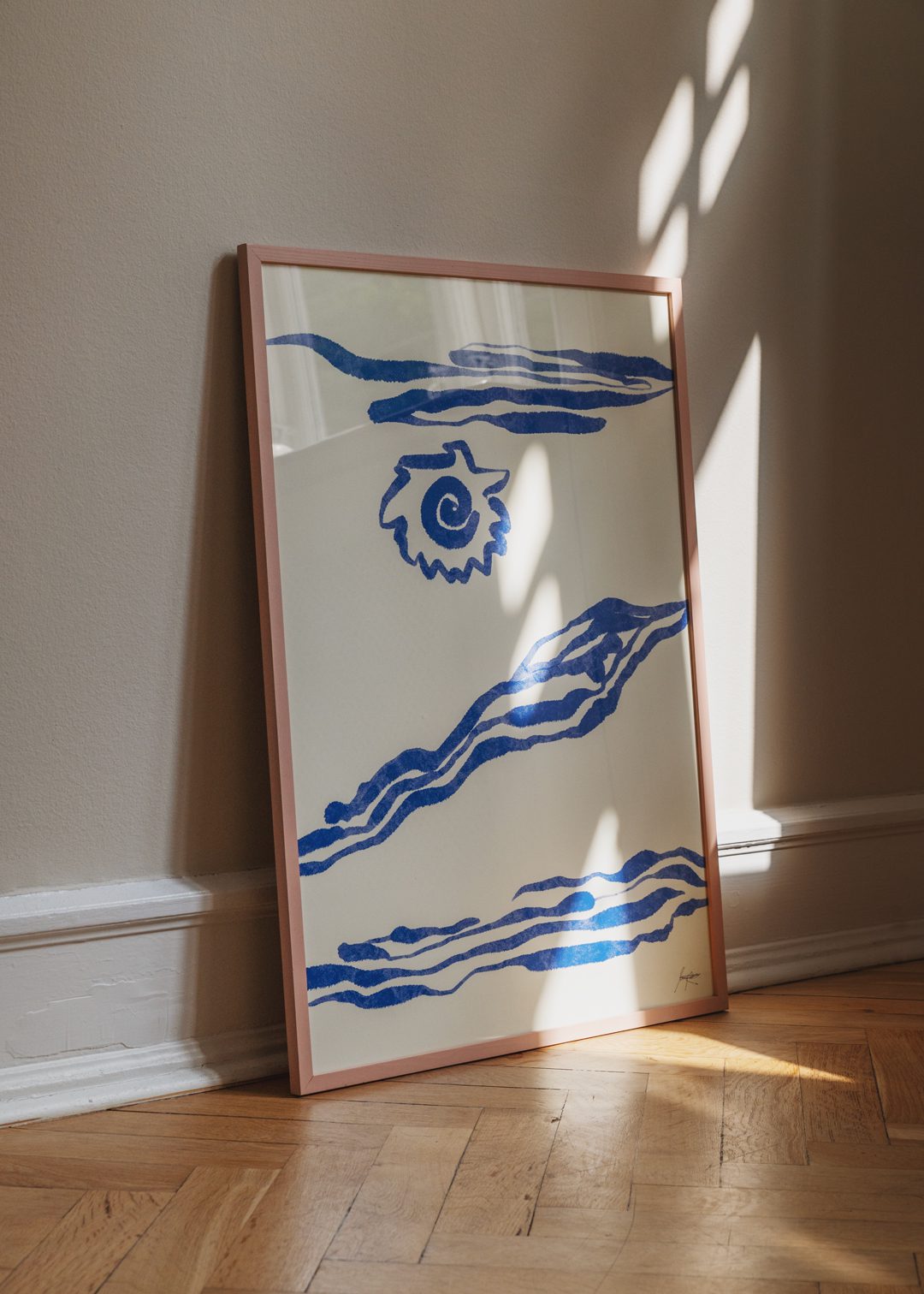 The Poster Club El Mar Poster 30x40 cm beige-blau