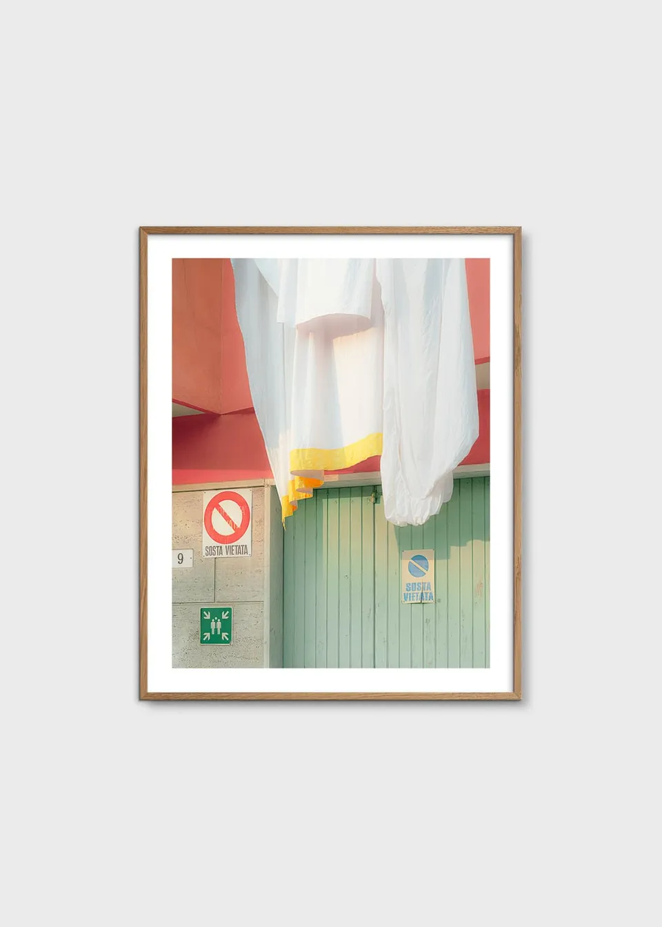The Poster Club Camogli Kunstdruck 40x50 cm blau