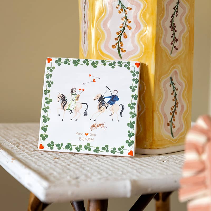 Storytiles Delft Blue Der Liebe Wandfliese Liebe Paar