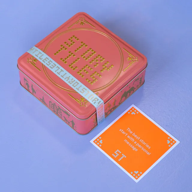 Storytiles Gift Sets Cadeaublik Blechdose klein zum Aufbewahren