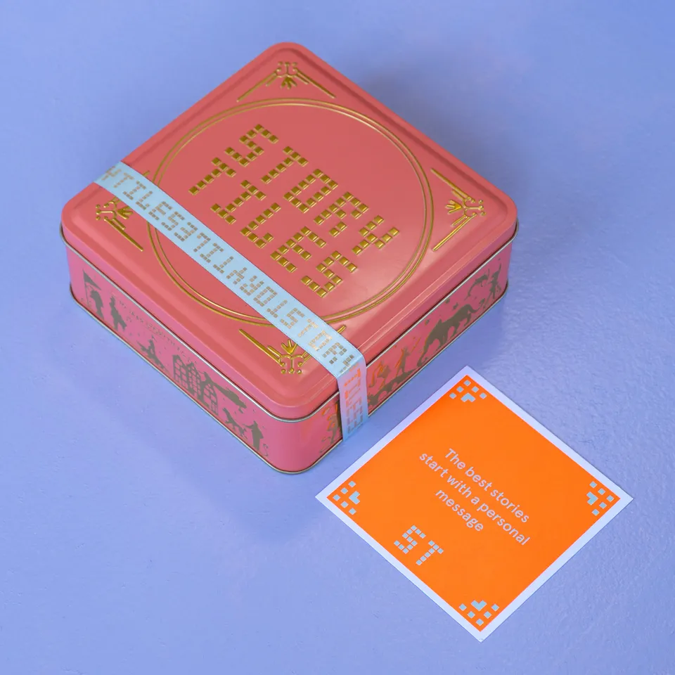 Storytiles Gift Sets Cadeaublik Blechdose klein zum Aufbewahren
