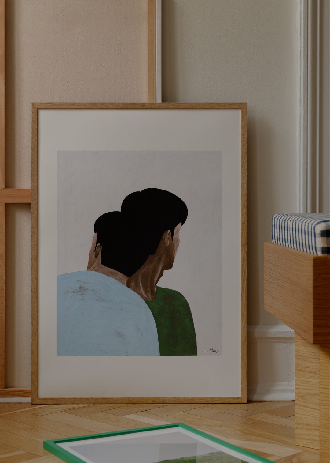 The Poster Club Art Prints Perfect Match No. 006 Poster 2er Set Grün