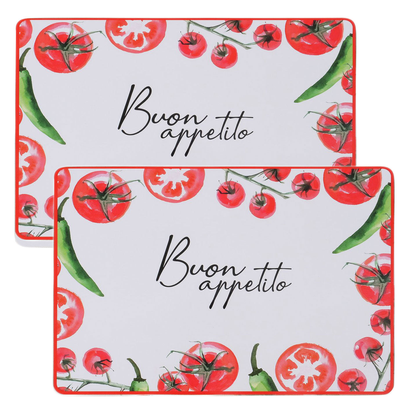 LS-LebenStil Italia Tischset Kork 40x30cm 2er Set Buon Appetito