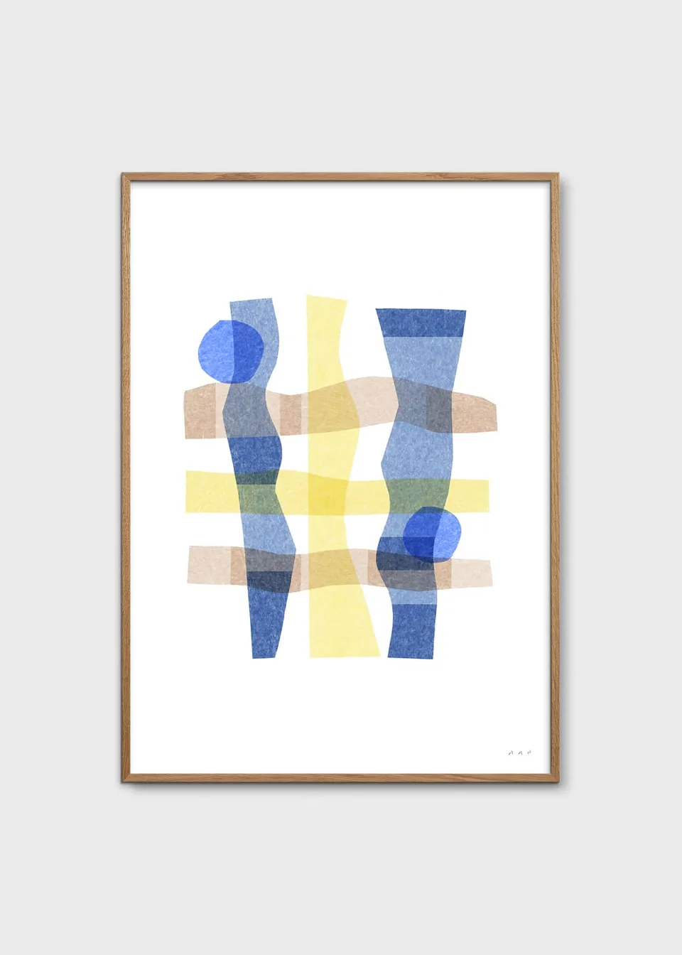 The Poster Club Criss Cross Kunstdruck 30x40 cm geometrisch
