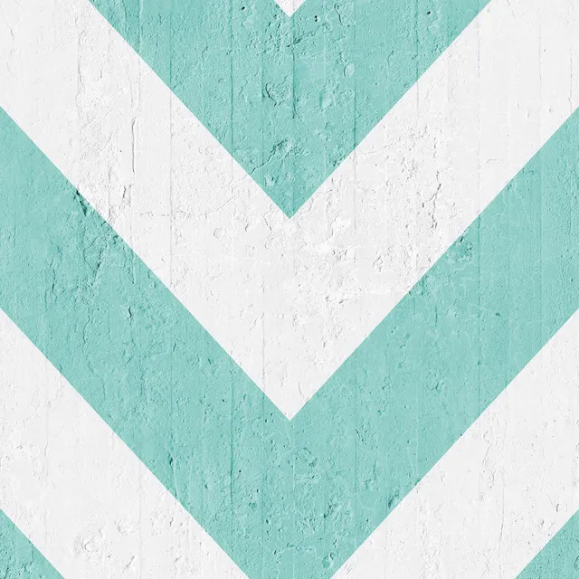 Mineheart Aquamarine Geometric Stripes Tapete A3-Muster