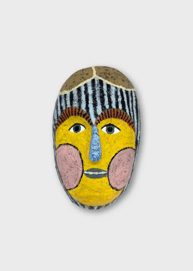 The Poster Club Mask No. 272 Wandobjekt 13x21 cm handbemalt