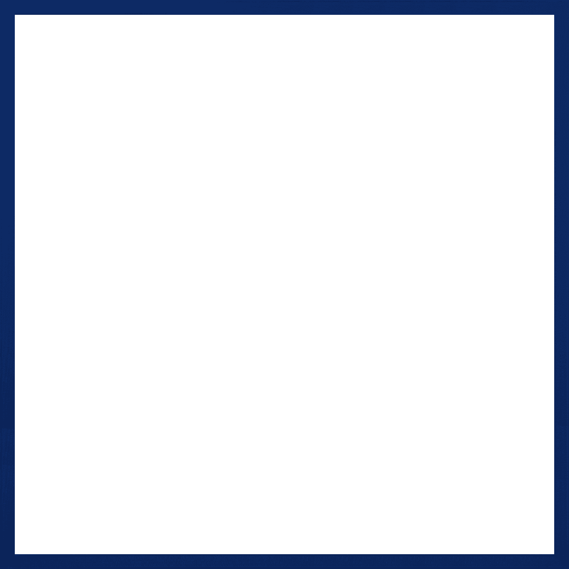 The Poster Club Frames Blue Wood Frame Bilderrahmen 30x40 blau