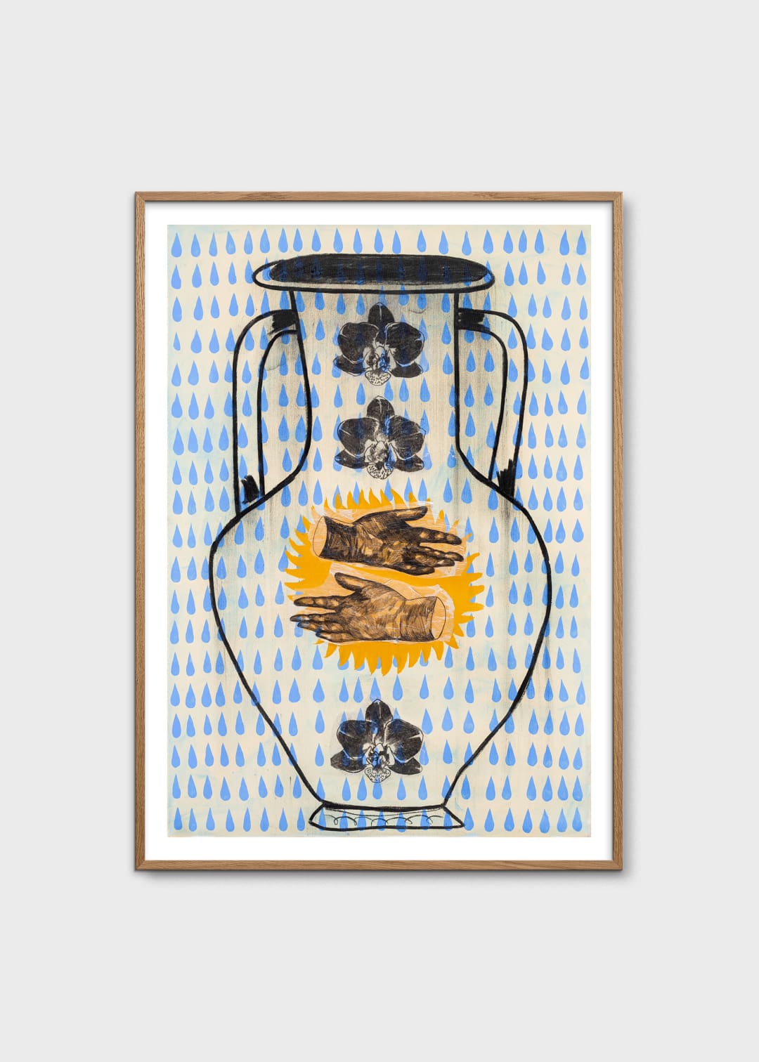 The Poster Club Art Prints Tatuagem Poster A4 Botanik beige