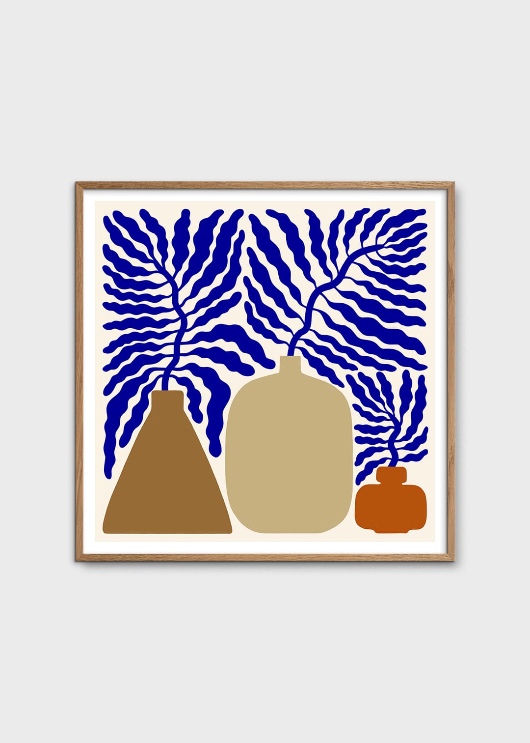 The Poster Club Put Me In A Vase Kunstdruck 50x50 Blau