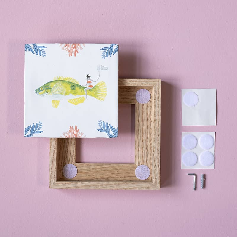 StoryTiles Tile frames Lijst Bilderrahmen S 10x10 cm Eiche