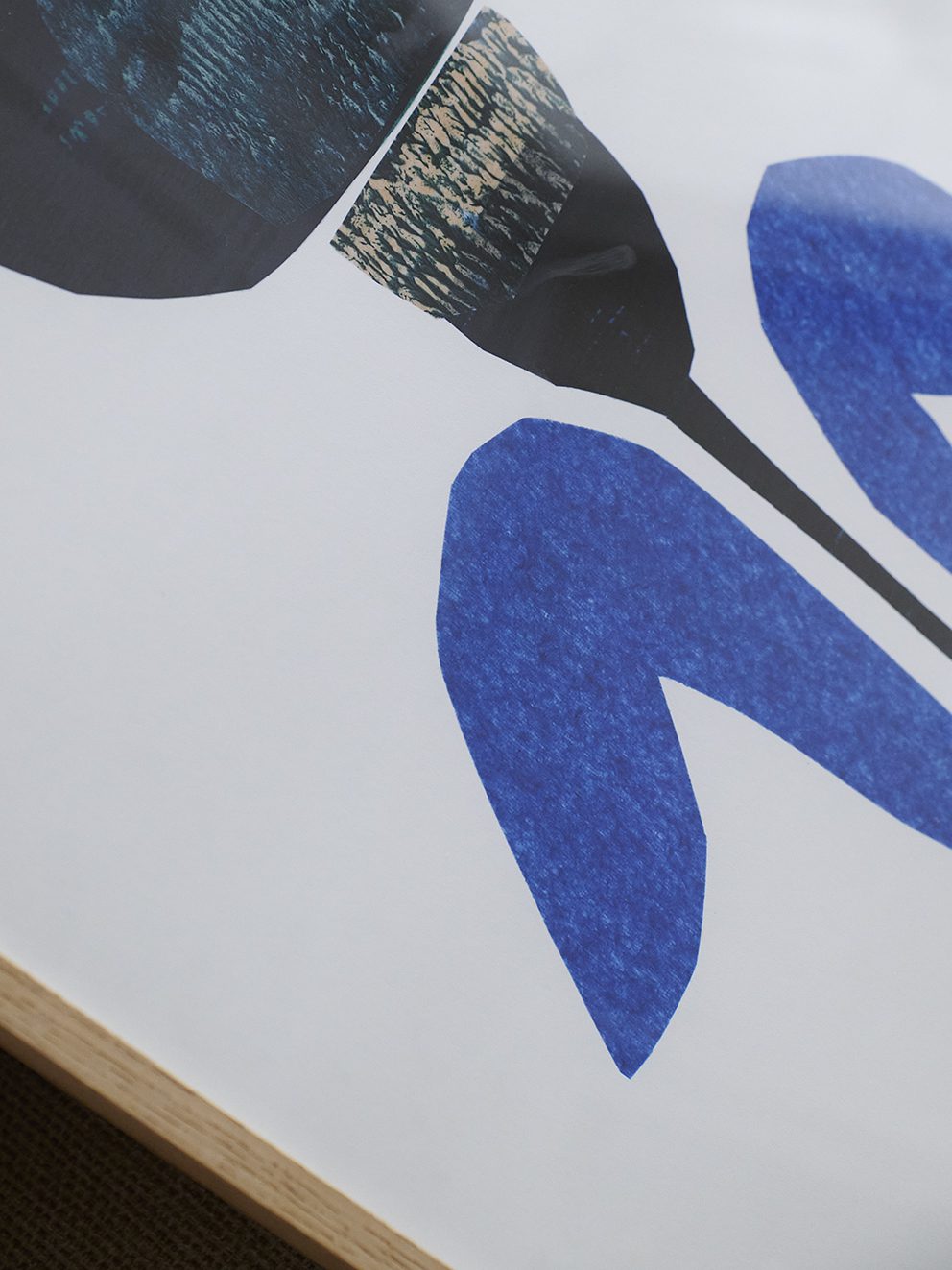 The Poster Club Art Prints Tulip Poster 50x70 cm blau