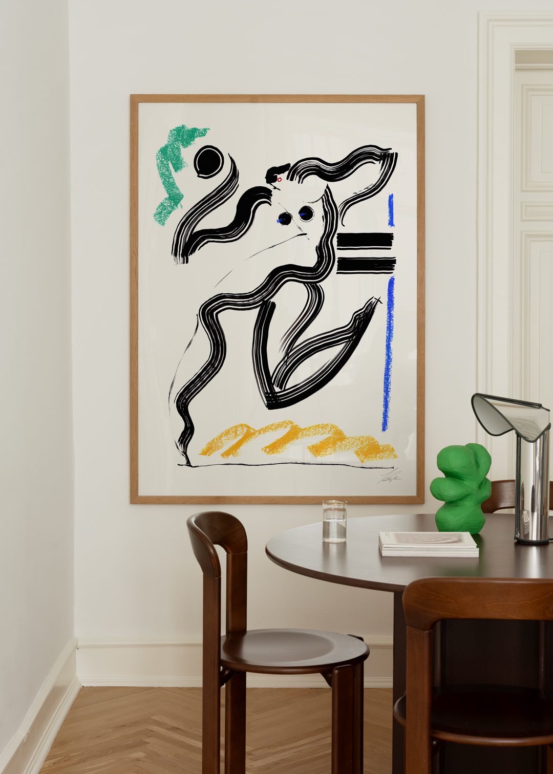 The Poster Club Art Prints Volleyball Kunstdruck 30x40 cm abstrakt