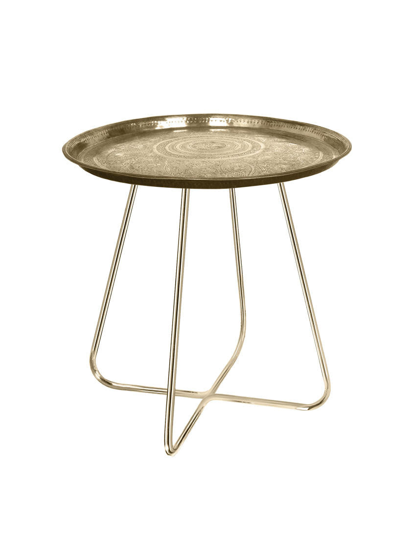 Mineheart Furniture New Casablanca Tisch Messing Mittel 47cm