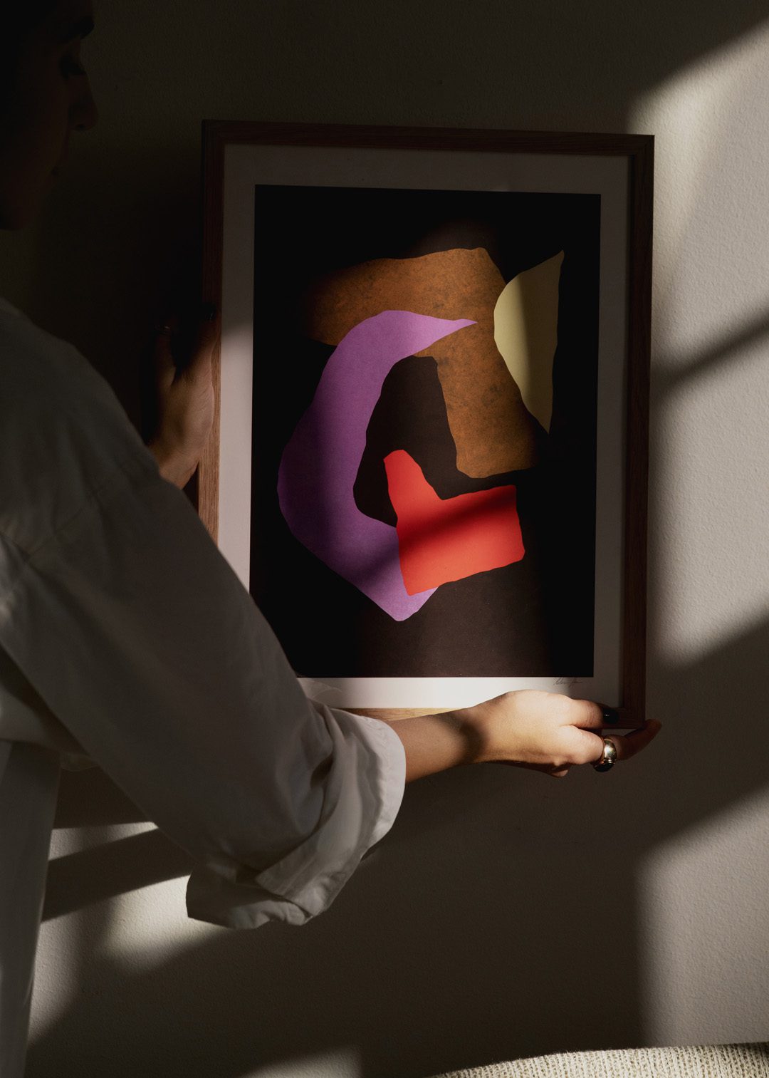 The Poster Club Blind Eye no. 04 Kunstdruck 30x40 Braun