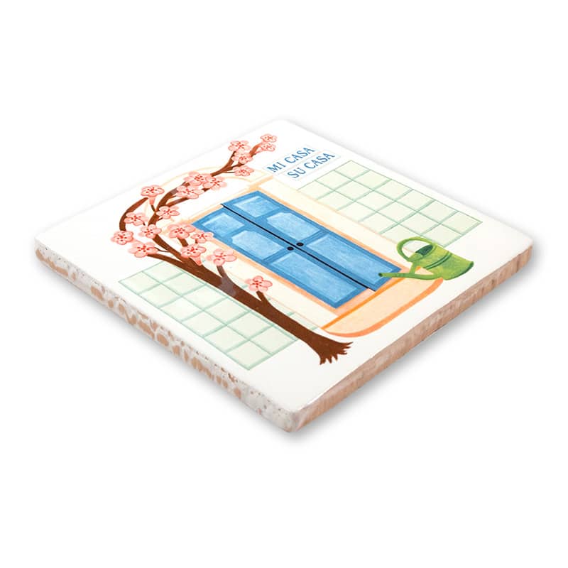 Storytiles Delft Blue Mijn huis is jouw huis Fliese S 10x10 cm Spruch