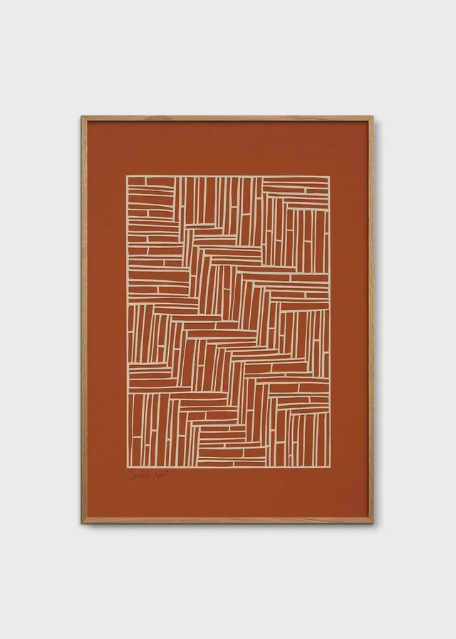 The Poster Club Art Prints Squares No. 01 Poster A2 Braun