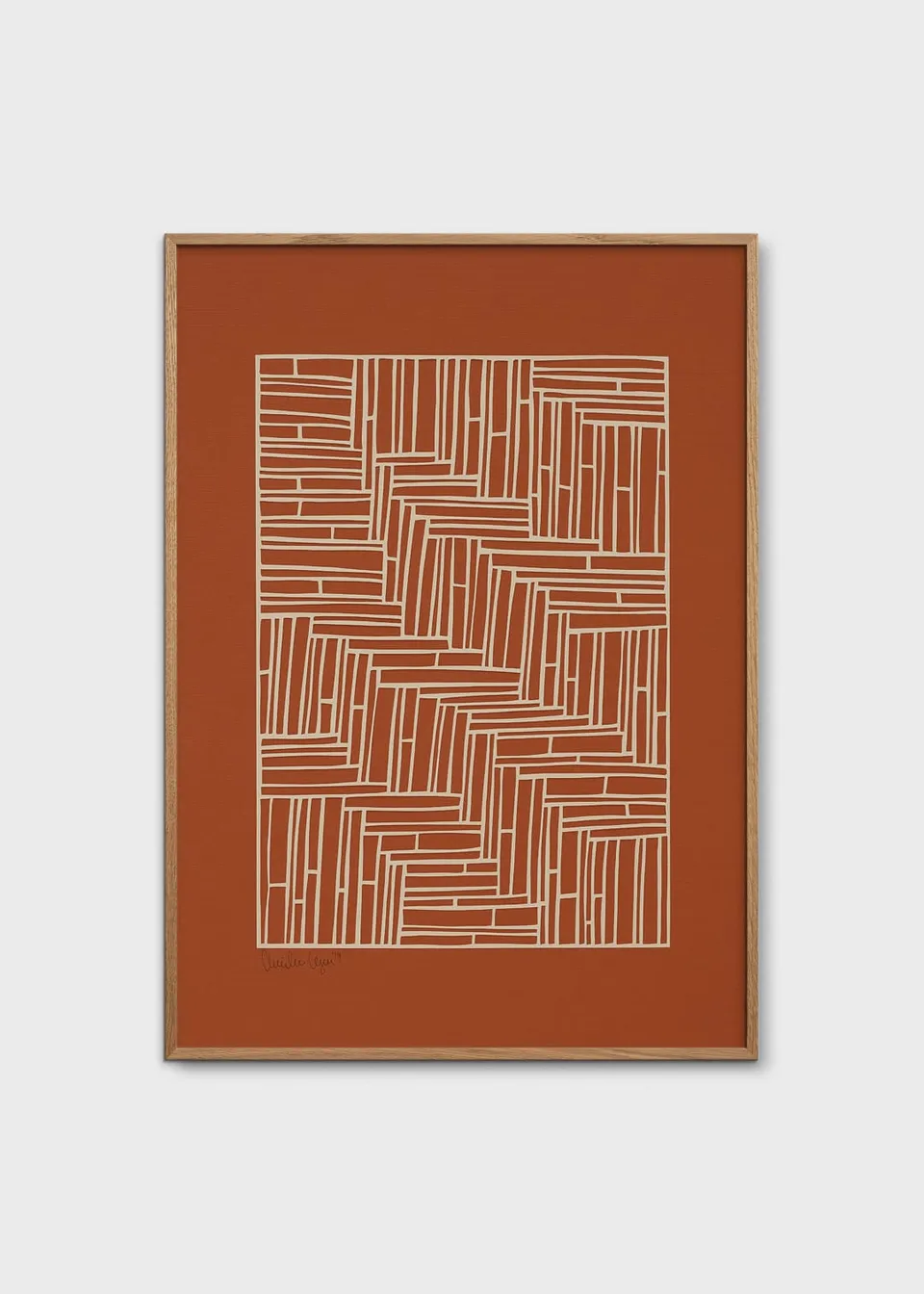 The Poster Club Art Prints Squares No. 01 Poster A2 Braun