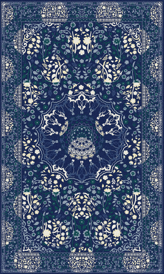 Mineheart Midnight Moods Teppich 250x150 blau Perser