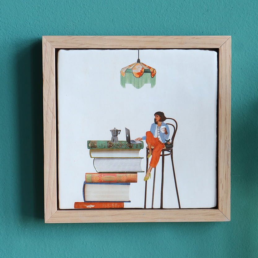 StoryTiles Tile frames Lijst Bilderrahmen S 10x10 cm Eiche