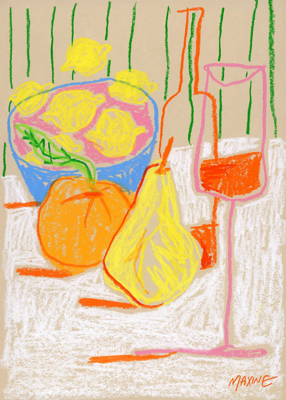 The Poster Club Late Afternoon Still Life Poster 30x40