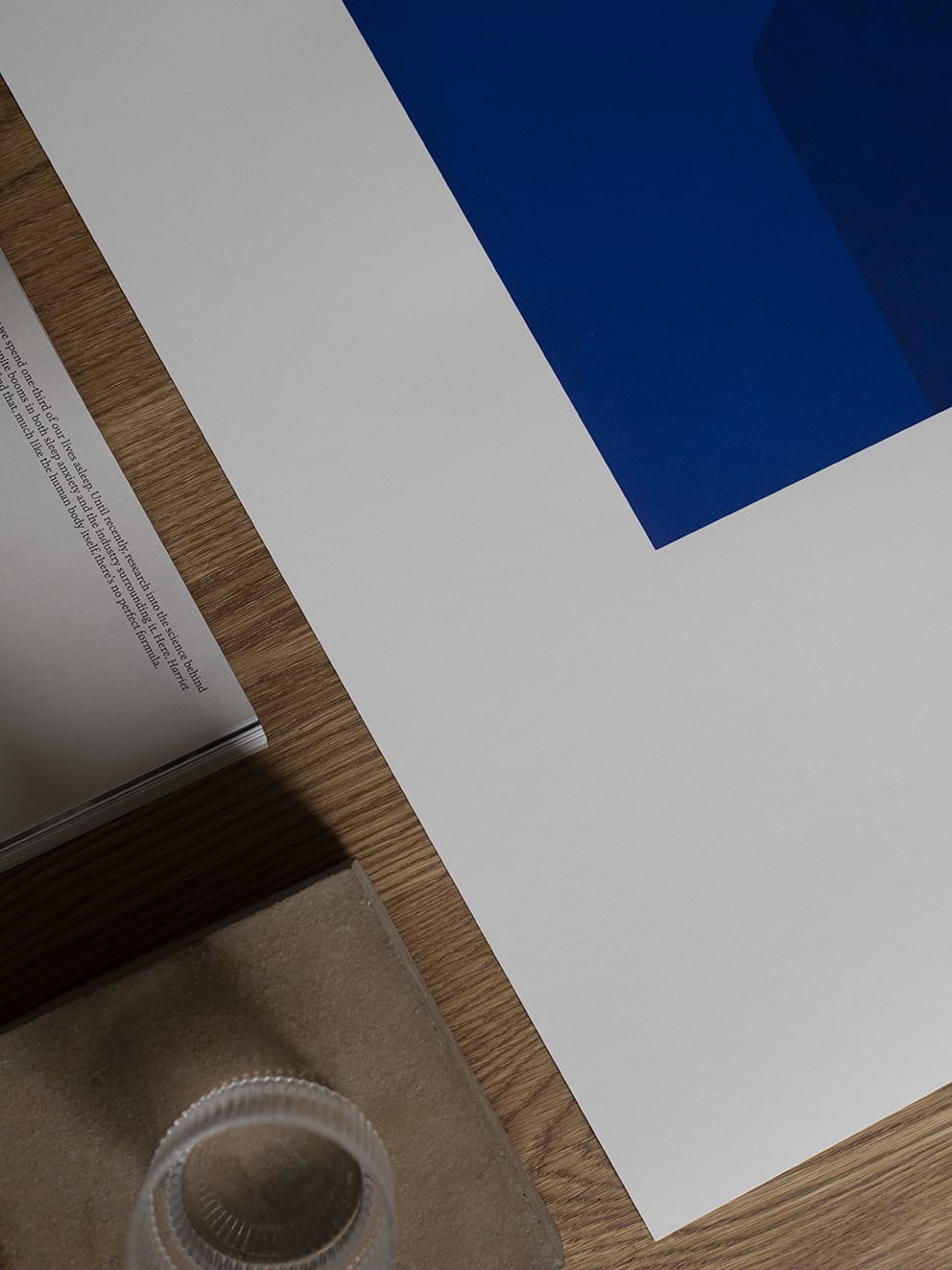 The Poster Club Art Prints Midnight Poster 50x70 cm Mitternachtsblau
