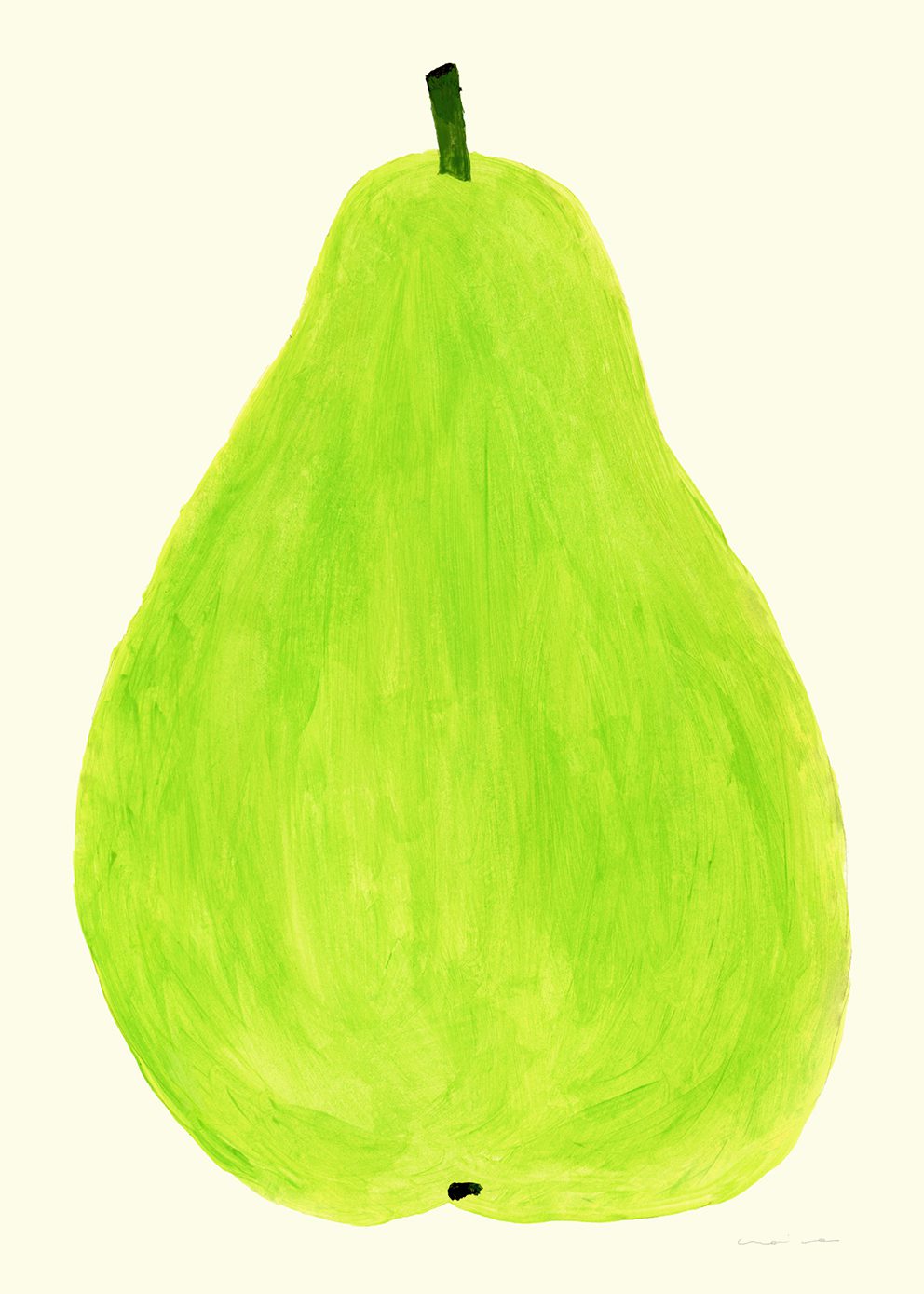 The Poster Club Art Prints Pera Limonera 1 Poster A4 grün