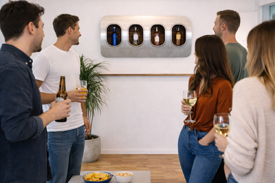 aircraftwindows Wall Bars Four Window Wandbar Holz Alu