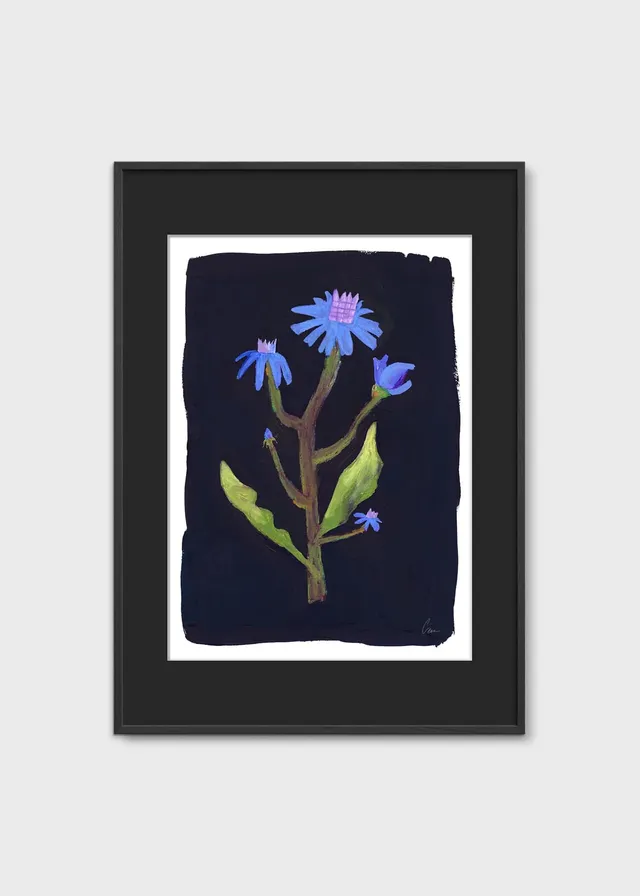 The Poster Club Art Prints Night Flower Kunstdruck A4