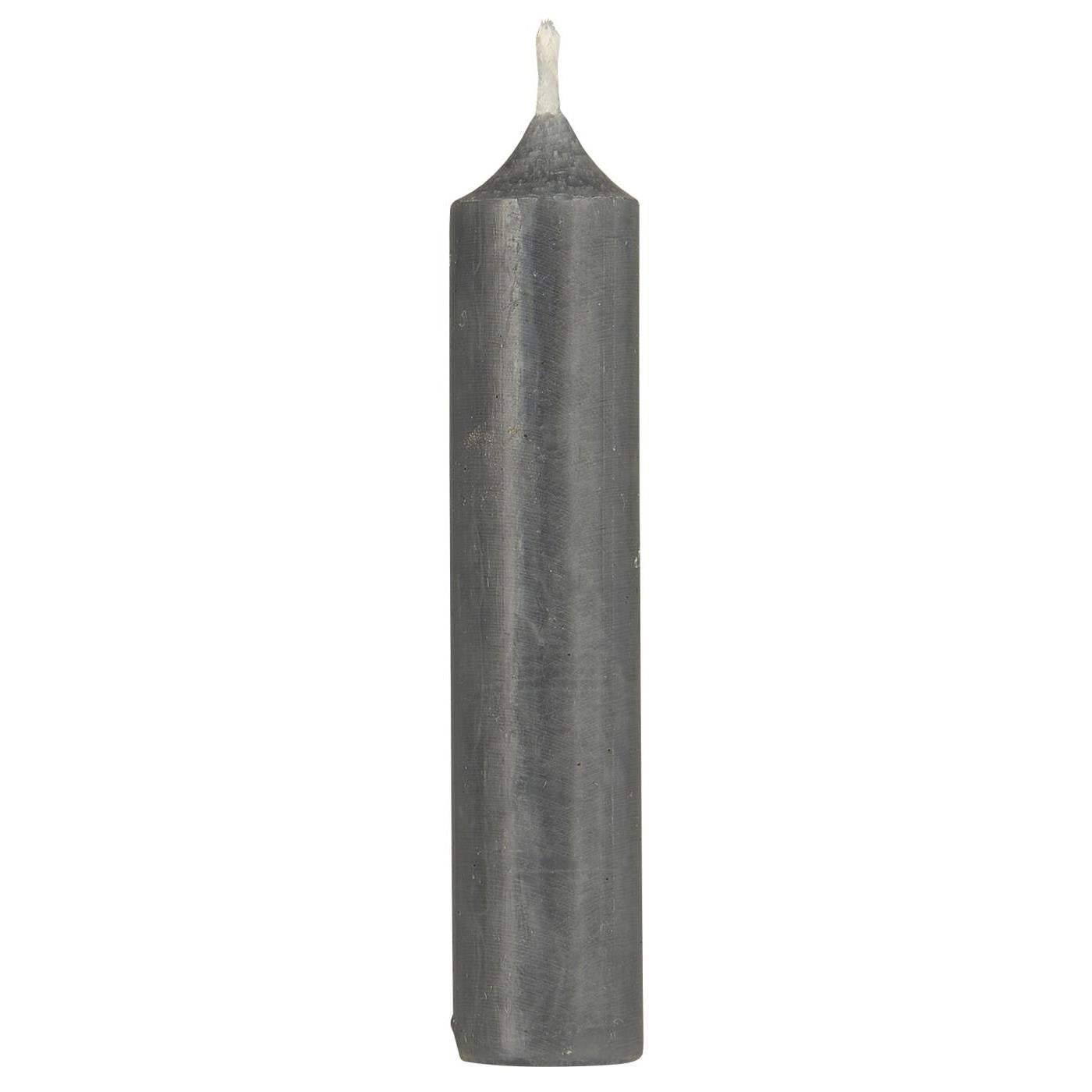 LS-LebenStil Möbel & Wohnen Ribe Stabkerzen Grau 6er Set 11cm
