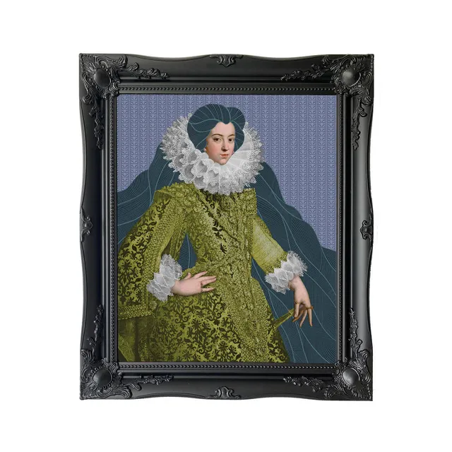 Mineheart Wall Art Noble Isabel Leinwandbild 61x81cm Grün