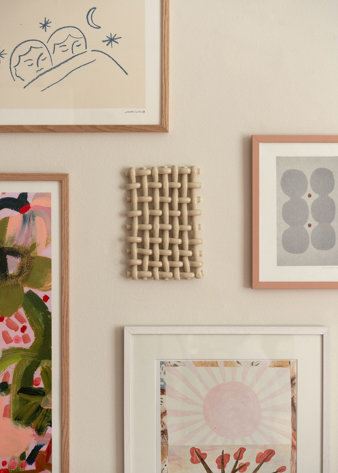 The Poster Club Edit No. 094 Bilderwand Set rosa blau