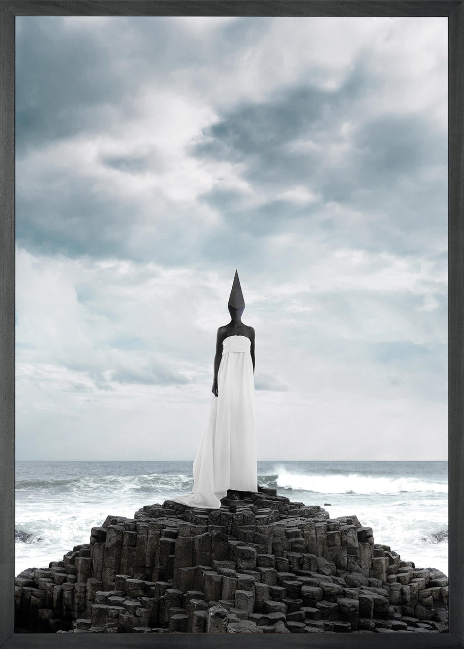 Mineheart Wall Art White Sky XXXIII Leinwandbild 40x50 bunt