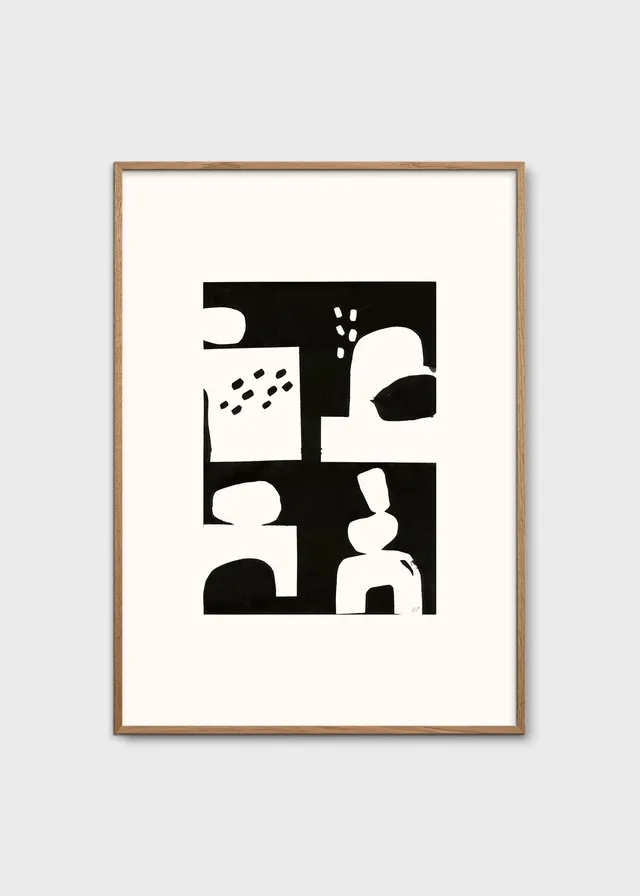 The Poster Club A Punk Story Poster 30x40 cm Schwarz-Weiß