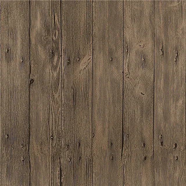 Mineheart Rustic Wood Tapete Braun Muster Holzoptik Paneel